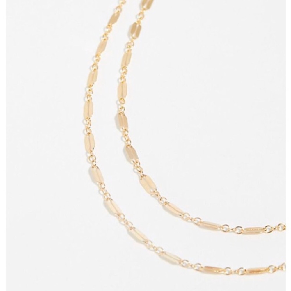 14k Goldfill Double Layer Star Necklace - Picture 3 of 4
